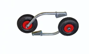 Транцевые колеса быстросъем. 120 кг оцинк. сталь 400 мм (надув. дно, колесо 260)